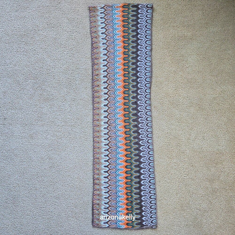 NWOT Missoni Crochet Open Weave Scarf - Picture 10 of 14